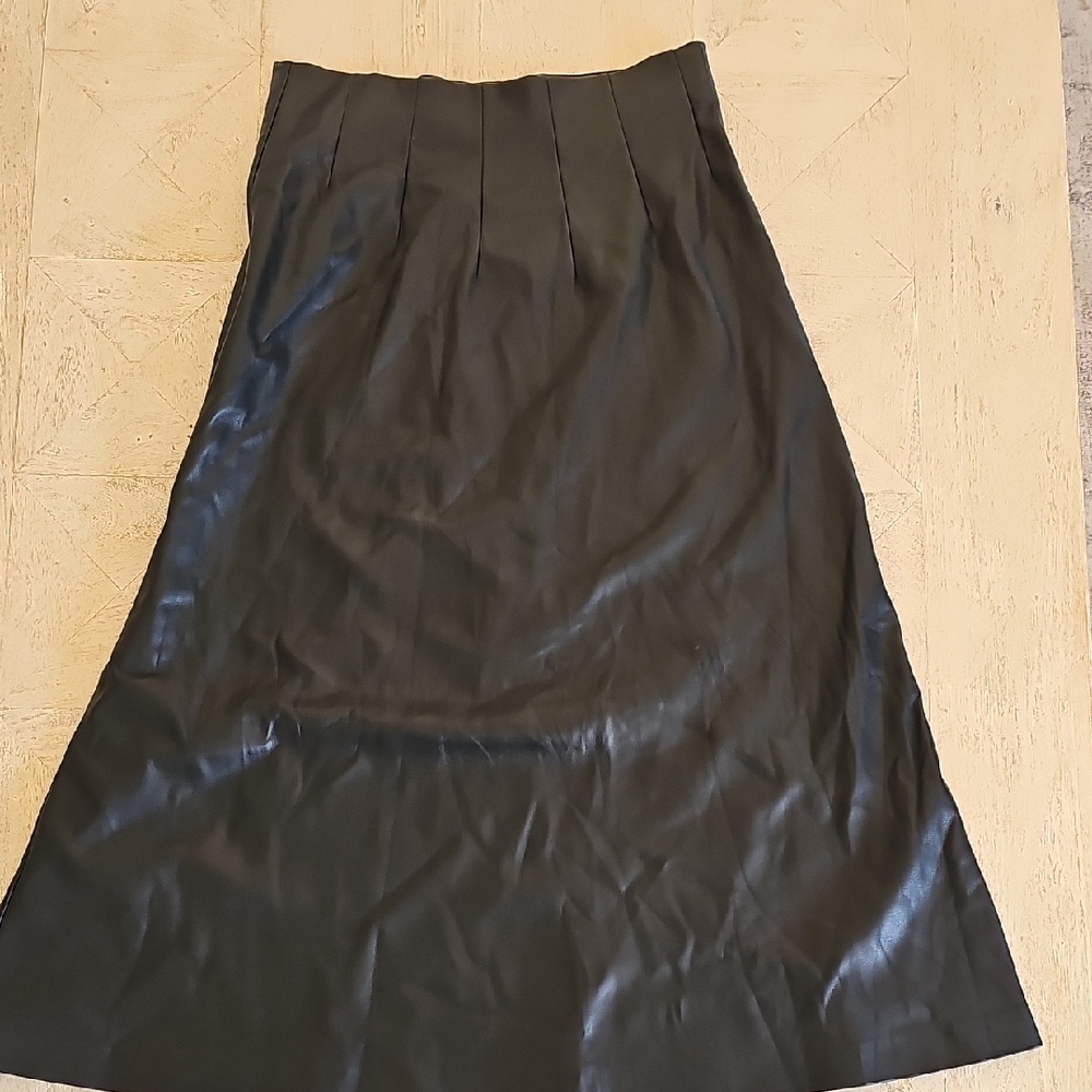 Express Black A-Line Skirt